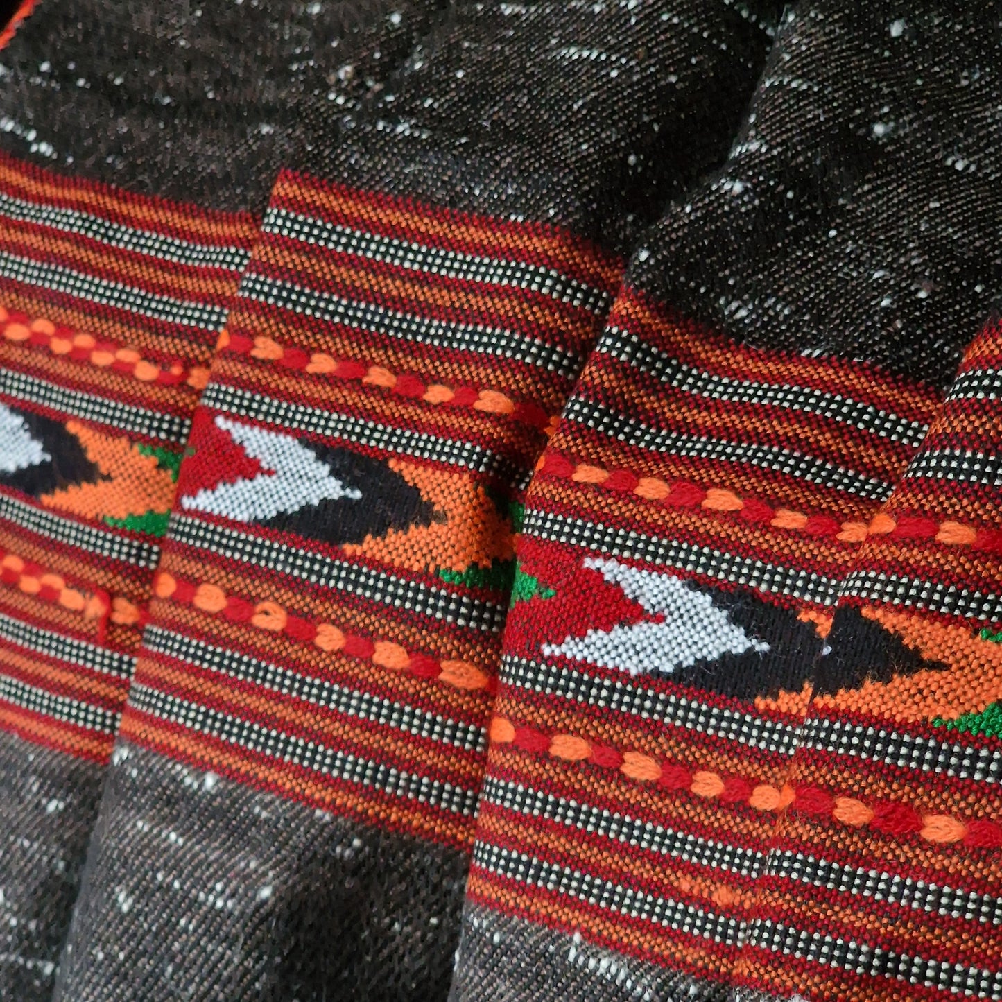 Pure 100% Himalayan Brown Yak Wool Diamond Weaved Shawl
