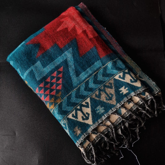 Tibet Shawl Himalayan Blanket Shawl