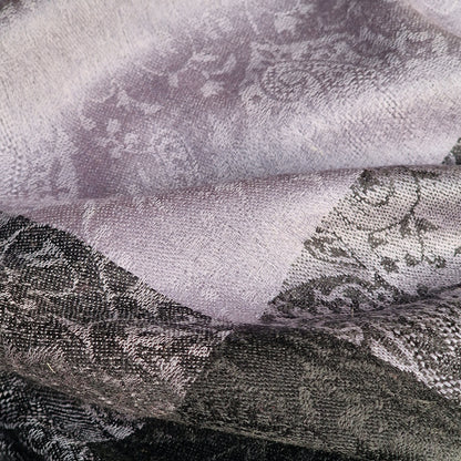 Luxurious Pashmina Stole With Exclusive Self Paisley Weave - Mauve