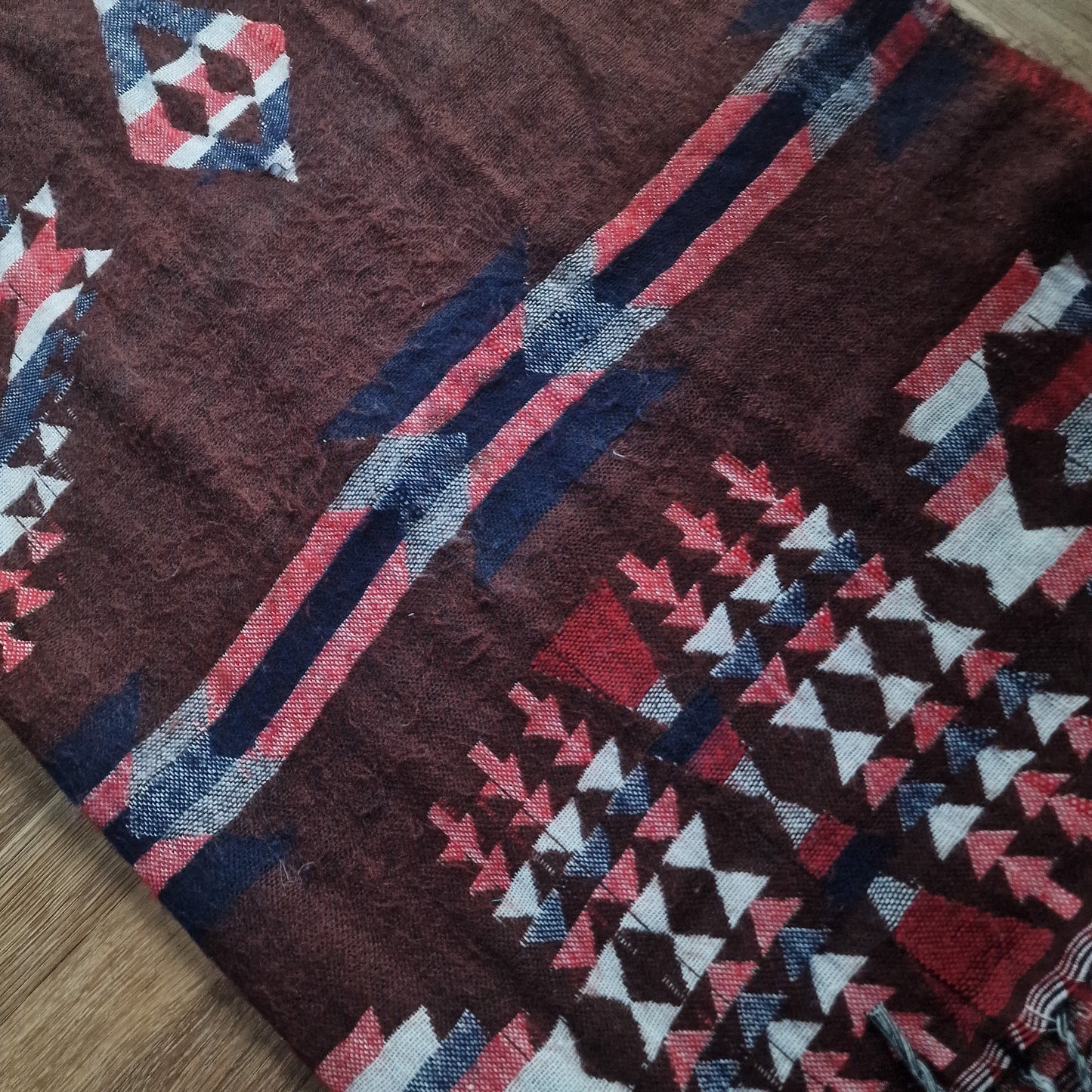 Radiant Tibet Shawl Blanket Brown