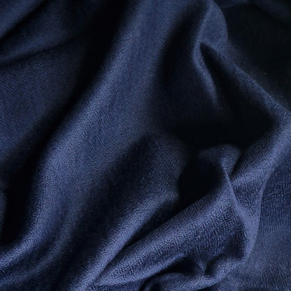 Luxury Pashmina Soft Kashmir Stole - Denim Blue