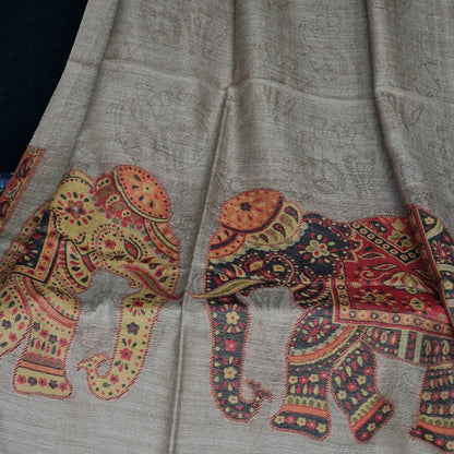 Authentic Luxury Soft Kashmir Pashminas - Elephant Grey