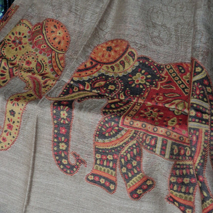 Authentic Luxury Soft Kashmir Pashminas - Elephant Grey