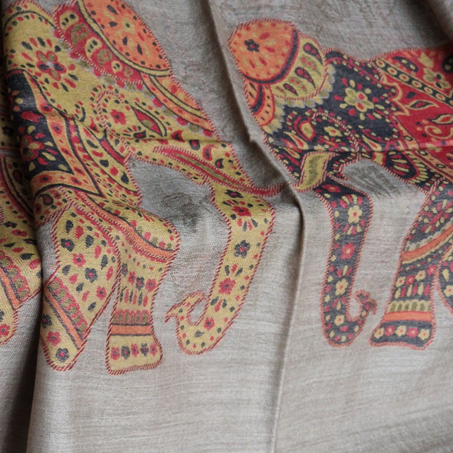 Authentic Luxury Soft Kashmir Pashminas - Elephant Grey