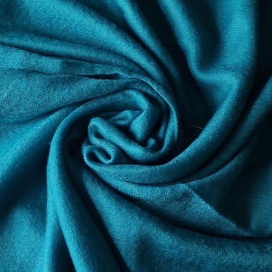 100% Pure Handmade Teal Blue Cashmere Pashmina Stole - The Perfect Gift