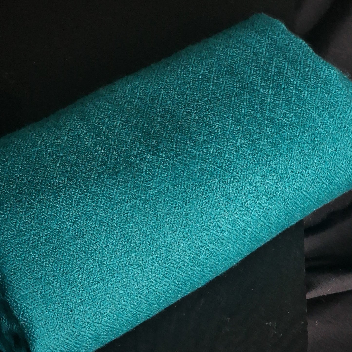 100% Pure Handmade Teal Blue Cashmere Pashmina Stole - The Perfect Gift